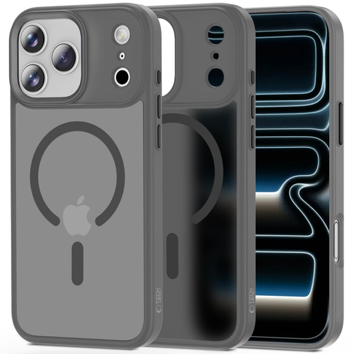 iPhone 17 Pro Max Tech-Protect Magmat Magsafe Matte Kréta Szürke tok