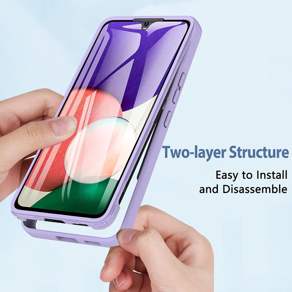 Xiaomi 15T Pro Techsuit - ColorVerse 360 Series + Screen Protector - Purple tok - 3