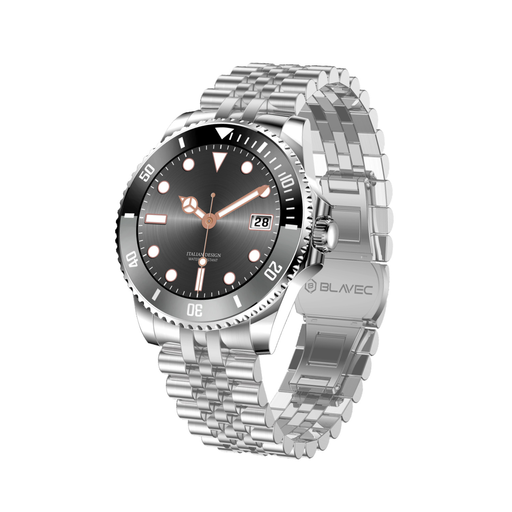 Blavec M-02 Business AMOLED Full Touch Hanghívás Ezüst Okosóra