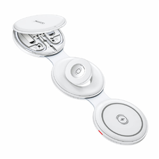 iPhone, Apple Watch, AirPods Fehér Yesido - Vezeték nélküli töltőállomás 5 az 1-ben (DS29) - Mágneses, Összecsukható, Tartó, 15W