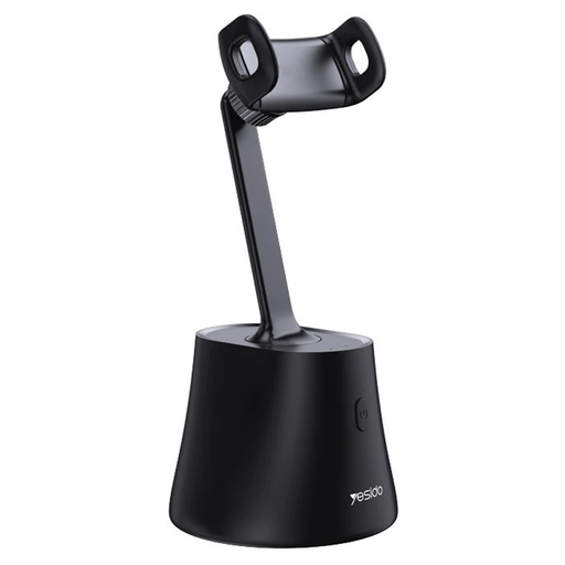 Selfie Stick Yesido SF10 - Stabil, Intelligens Arcfelismerés, 360°-os Forgatás - Fekete