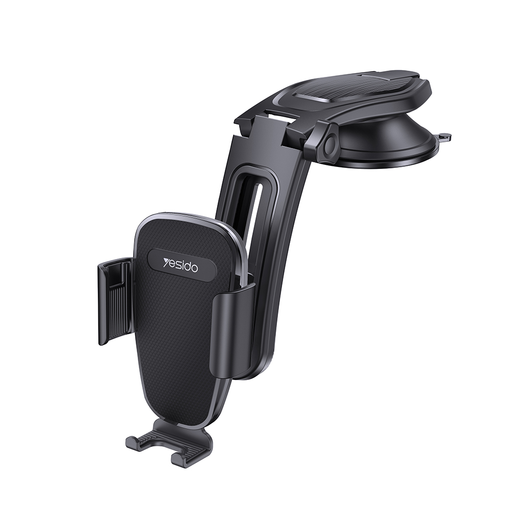 Yesido - Autós tartó (C130) - Gravitációs tartás műszerfalhoz, állítható szívókorongos tartó - Fekete