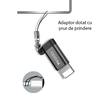 Yesido - OTG Adapter (GS05) - Lightning Micro USB-re, Plug & Play, 480Mbps - Fekete - 0. kép