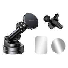 Autós tartó Yesido C160 műszerfalra és légbeömlőre, 360 fokban állítható szög - Fekete