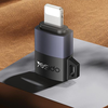 Micro-USB to Lightning Szürke Yesido OTG Adapter (GS30), 480Mpb/s, Alumínium ötvözet, 12W - 1. kép