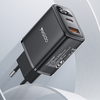 Yesido - Fali Töltő (YC68) - Digitális Kijelzővel, Gyors Töltés, telefonhoz, tablethez, USB, Type-C, 20W - Fekete - 0. kép