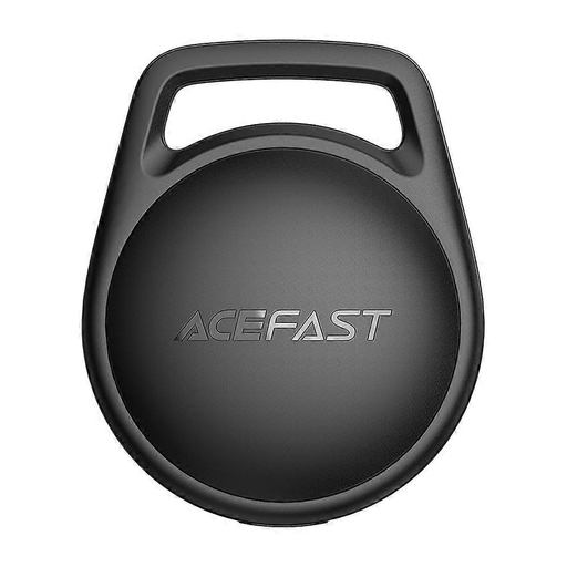 Acefast Smart Tracker (S2) Apple Find My kompatibilis (csak iOS), nyakpánttal, Bluetooth, 230mAh - Fekete