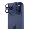 Benks edzett üveg Glass Warrior fém integrált lencsevédő (C069) iPhone 17 Pro-hoz (3 darab lencse) kék üvegfólia - 1. kép