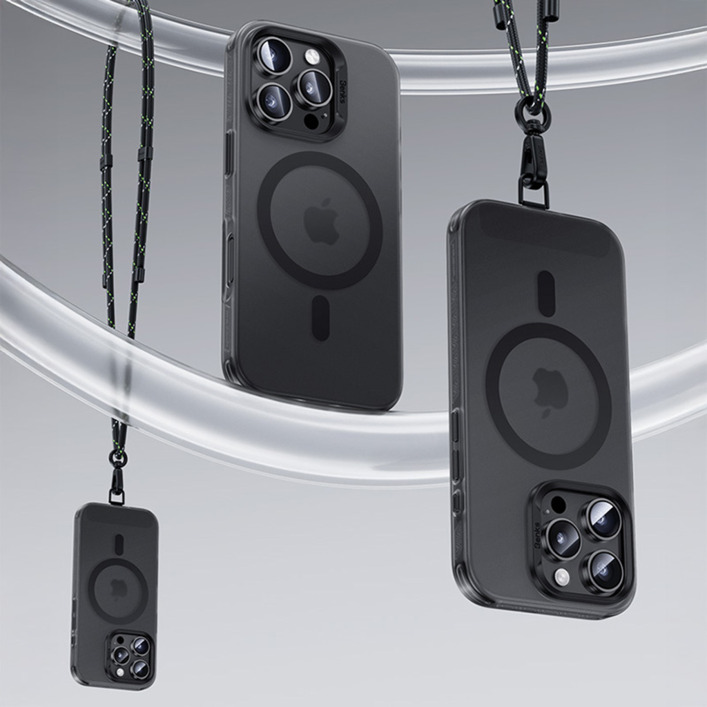 Benks Magnetic Lucid Armor tok (B065) iPhone 16 Pro-hoz fekete (Kamera gomb vezérlés) - 7
