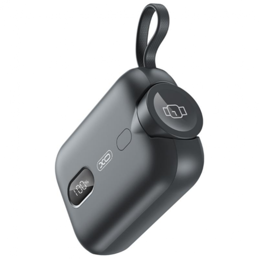 Powerbank XO DESIGN PR260, 10000mAh, 20W, PD + QI, Fekete