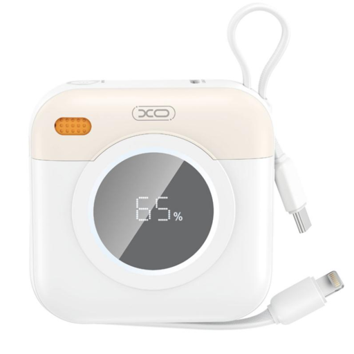 Powerbank XO DESIGN PR258, 10000mAh, 20W, QC + PD, Bézs