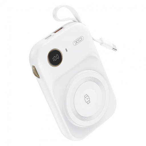 Powerbank XO DESIGN PR270, 10000mAh, 22.5W, QC + PD + FQI, Fehér