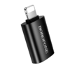 Borofone Adapter BV26 - USB-ről Lightning-re - fekete - 1. kép