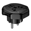 Borofone Travel charger adapter BAC15 - USA, UK, EU, AU fekete - 0. kép