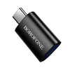 Borofone Adapter BV26C - Type C - USB - fekete - 4. kép