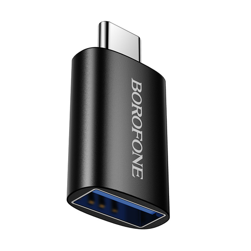 Borofone Adapter BV26C - Type C - USB - fekete