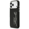 iPhone 17 Pro Max Karl Lagerfeld FW Grained Signature Logo fekete tok - 0. kép