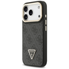 iPhone 17 Pro Guess 4G PU Triangle Logo & Állványos Kamera Magsafe fekete tok - 0. kép