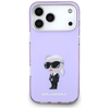 iPhone 17 Pro Max Karl Lagerfeld IML Aquarelle Karl & Choupette & Logo MagSafe tok Lila - 1. kép