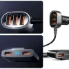 JOYROOM 5xUSB Multi port szivargyújtós autós töltő fekete (JR-CL03) - 1. kép