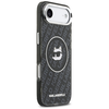iPhone 17 Air Karl Lagerfeld IML Choupette Head Logo MagSafe tok Fekete - 2. kép