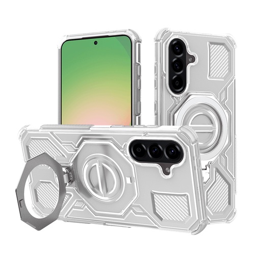 Samsung Galaxy A56 5G White Transparent Techsuit Carbon Shield PRO tok