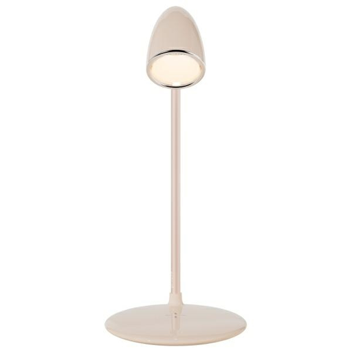 Modern LED asztali lámpa 10W 15W induktív töltővel bézs
