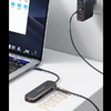 USAMS adapter HUB 2xUSB + USB-C + HDMI + Micro SD + SD fekete SJ575HUB01 (US-SJ575) - 4. kép