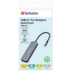 Verbatim Adapter Hub USB-C - 2xHDMI/3xUSB-A/SD/microSD/USB-C alumínium 32151 - 2. kép