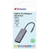 Verbatim Alumínium Adapter Hub USB-C - HDMI/3xUSB-A/SD/microSD/2xUSB-C/Ethernet 32152 - 3. kép