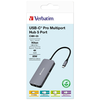 Verbatim Adapter Hub USB-C - HDMI/USB-C/Eternet/2xUSB-A 3.0 alumínium 32150 - 3. kép
