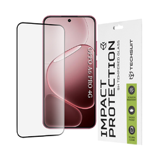 Oppo A6 Pro 4G / A6 Pro 5G Black Techsuit - 111D Full Cover / Full Glue Glass üvegfólia