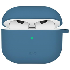 Uniq Nexo AirPods 4 + Ear Hooks Silicone case - blue