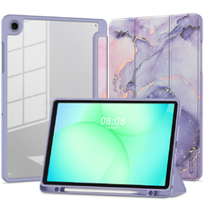 Samsung Galaxy Tab A9 / A11 8.7 X110 / X115 / X133 / X135 lila márvány tok