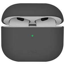 Uniq Lino Silicone AirPods 4 Case - Gray