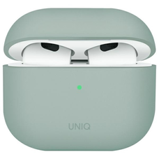 Uniq Lino Szilikon AirPods 4 Tok - Zöld