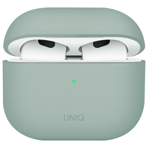 Uniq Lino Szilikon AirPods 4 Tok - Zöld