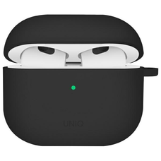 Uniq Nexo AirPods 4 + Ear Hooks szilikon tok - fekete