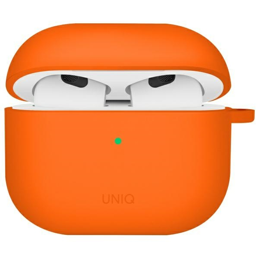 Uniq Nexo AirPods 4 + Ear Hooks szilikon tok - narancs