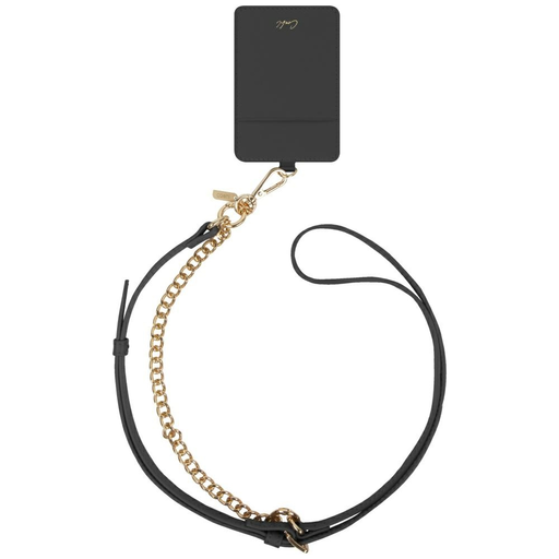 Uniq Coehl Caryne 3 az 1-ben telefontartó szalag kártyatartóval - Fekete