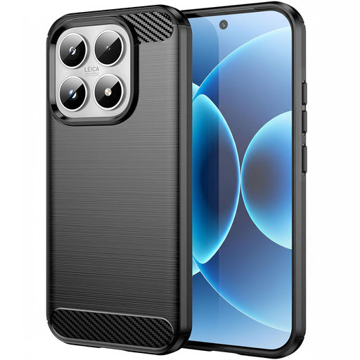 Xiaomi 17 Fekete Techsuit Carbon Silicone tok