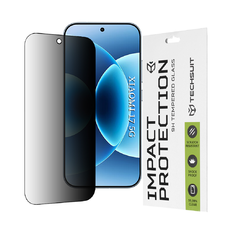 Xiaomi 17 - Techsuit 111D Privacy Full Glue - Fekete üvegfólia