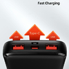USAMS PB58 10000mAh 22.5W QC3.0 + PD Gyors Töltés fekete Powerbank - 2. kép