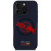 iPhone 15 Pro Red Bull HC Szilikon ORBR20 Logó Piros Szegéllyel MagSafe tok sötétkék - 1. kép