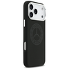 Mercedes Szilikon Retro Logós MagSafe tok iPhone 17 Pro Max - Fekete tok - 2. kép