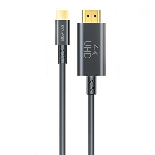 AWEI CL-212T USB-C - HDMI 4K 30Hz kábel Fekete