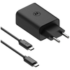 Motorola TurboPower 50W Fali Töltő Dual USB-C/USB-A 1m USB-C Kábellel fekete - 1. kép