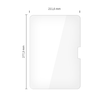 Apple iPad Air 13 2024 üvegfólia Tech-protect Glass Fit+ 2-pack Átlátszó - 0. kép