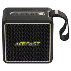 Acefast - Wireless Speaker Nano (K3) - Bluetooth 5.4, RGB világítások, kihangosított hívások, USB, TF, AUX, IPX6, USB-C, 2600mAh - Fekete