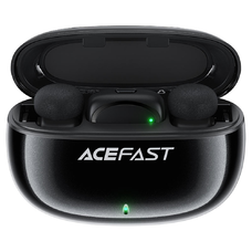 Acefast - Wireless Lavalier Microphones (R2) - Type-C, 360°, zajcsökkentés, dupla mikrofonos felvétel, 300mAh, ultra alacsony késleltetés - fekete